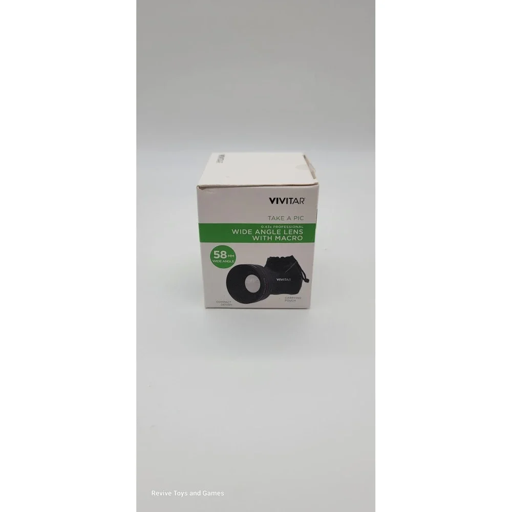 Vivitar 58mm .43x Wide Angle Lens W/ Removable Macro (V58W) For 58mm Camera Lens